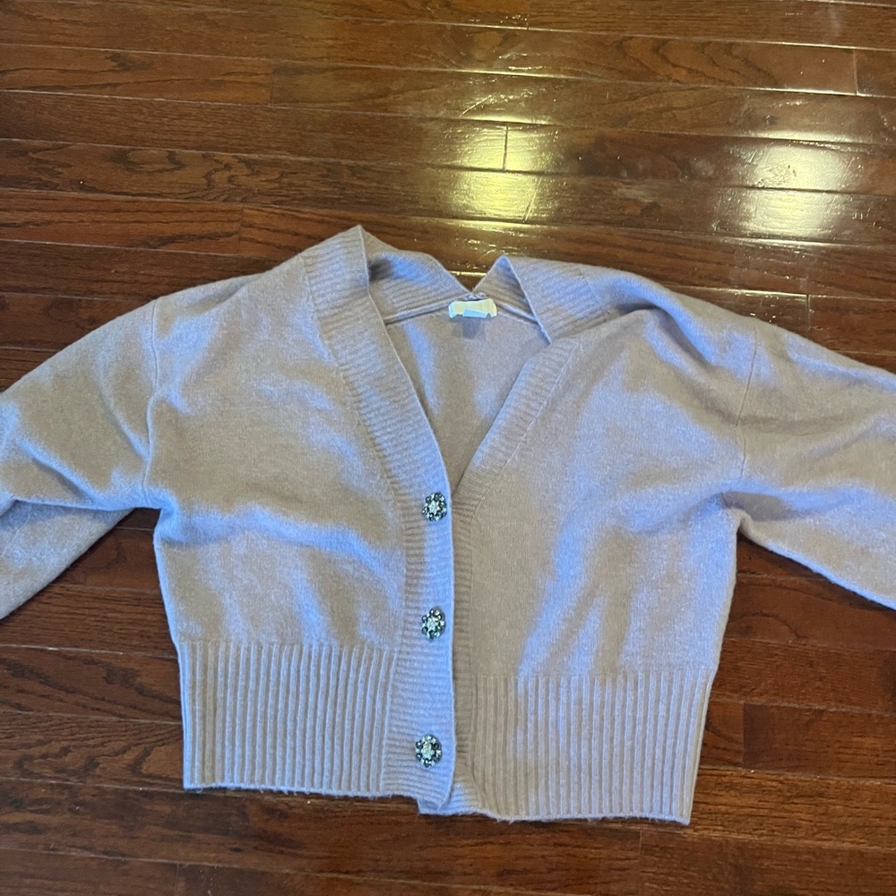 H&M Women's Cardigan Sweater - Light Purple
